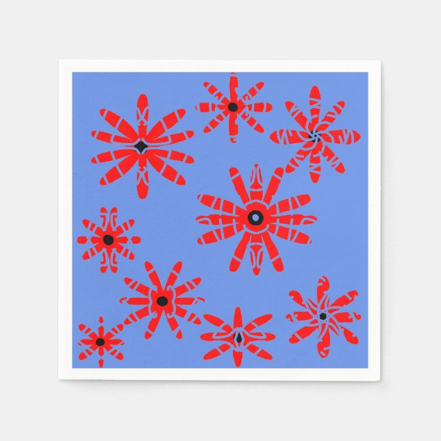 Guardanapo De Papel Moinhos vermelhos (Frente)