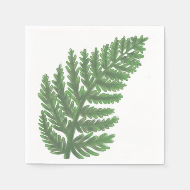 Guardanapo De Papel Moisés Green Fern (Frente)