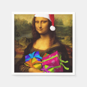 Guardanapo De Papel Mona Lisa Papai Noel
