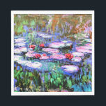 Guardanapo De Papel Monet - Los Nenutaris (lírios)<br><div class="desc">Los Nenutaris,  famoso quadro de belas artes pelo artista impressionista francês Claude Monet</div>