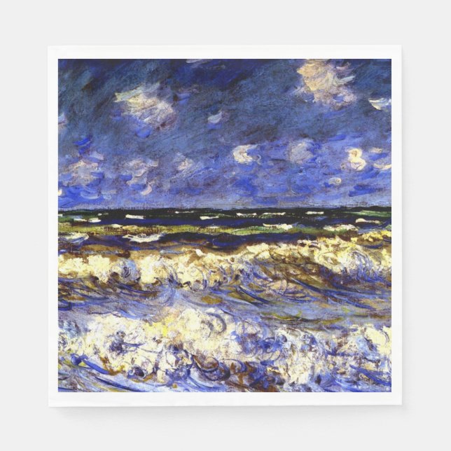 Guardanapo De Papel Monet - Um Mar Tempestade (Frente)