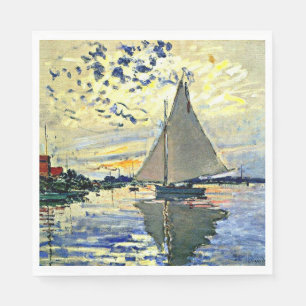 Guardanapo De Papel Monet - veleiro no Petit Gennevilliers,