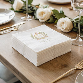 Guardanapo De Papel Monograma de repouso de Carruagem bebê | Chá de fr