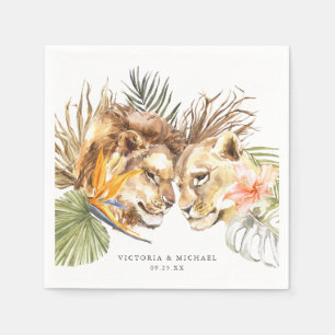Guardanapo De Papel Monograma Floral Boho Safari Africano