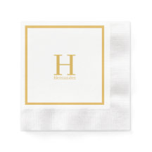 Monograma Personalizado Napkin