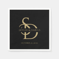 Monograma Simples De Casamento Personalizado Com N