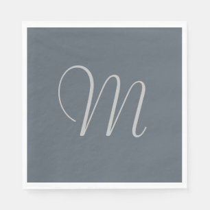 Guardanapo de papel Monogrammed feitos sob