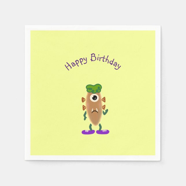 Guardanapo De Papel Monstro da batata (Frente)