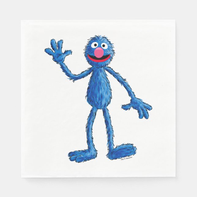 Guardanapo De Papel Monstro no final desta história | Grover (Frente)