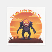Monstro Peludo de Halloween Doces ou Travessuras