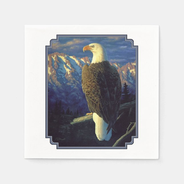 Guardanapo De Papel Montanha Balda Americana Eagle (Frente)