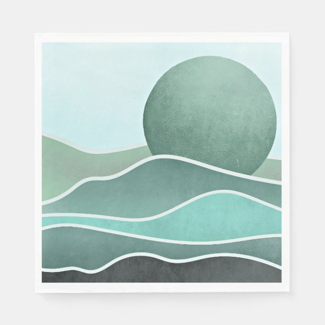 Guardanapo De Papel Montanha Boho (Frente)