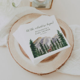 Guardanapo De Papel Montanhas Chá de fraldas da Floresta dos Veados