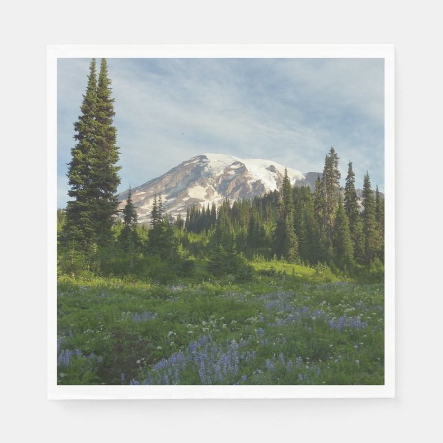 Guardanapo De Papel Monte Rainier Morning Light (Frente)