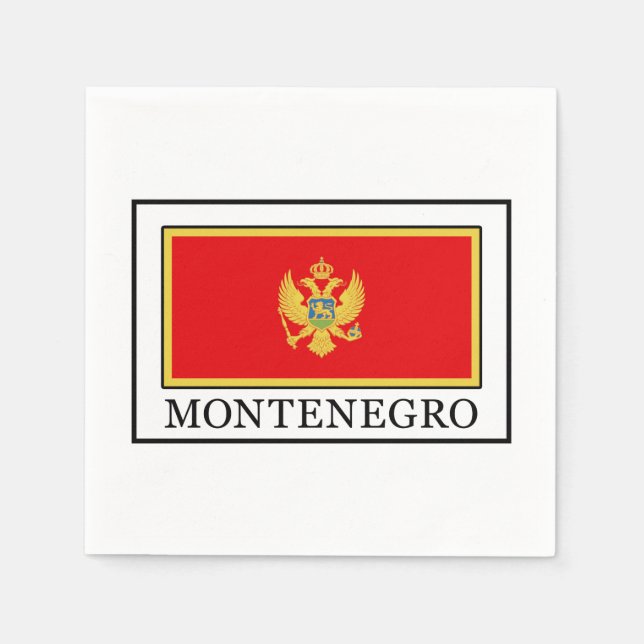 Guardanapo De Papel Montenegro (Frente)