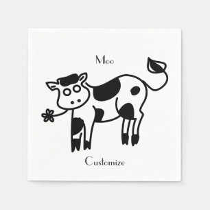Guardanapo De Papel Moo Cow Thunder_Cove