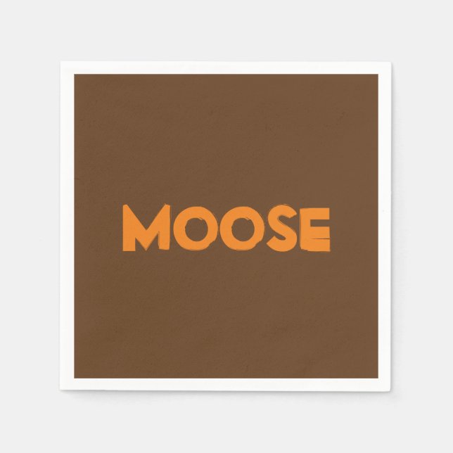 Guardanapo De Papel Moose Paper Napkins (Frente)