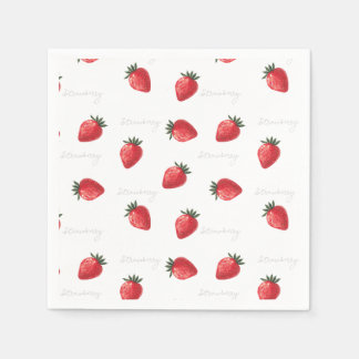 Guardanapo De Papel Morango Peachify