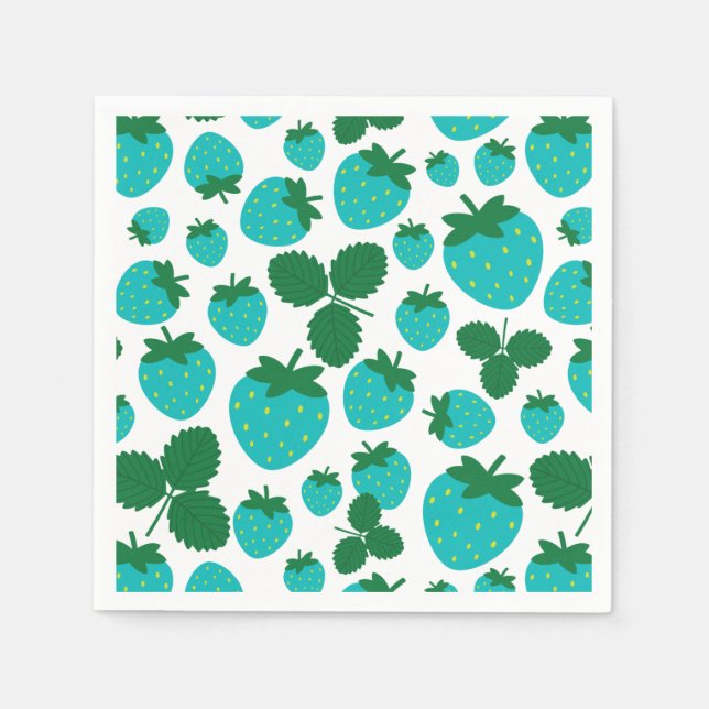 Guardanapo De Papel Morangos Napkins (Frente)