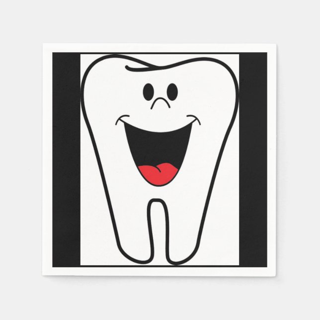 GUARDANAPO DE PAPEL "MORDE-ME" TOOTH (Frente)