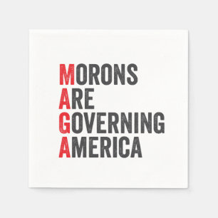 Guardanapo De Papel Morons estão governando a América 4 de julho