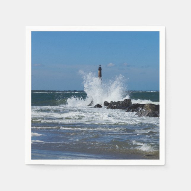 Guardanapo De Papel Morris Lighthouse Splash (Frente)