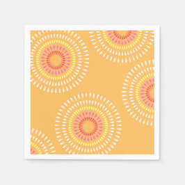 Guardanapo De Papel Mostarda Japonesa Fireworks