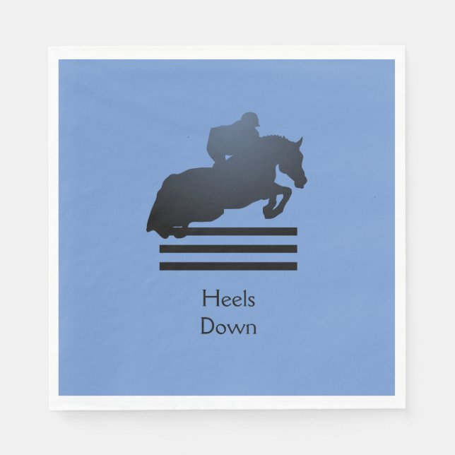 Guardanapo De Papel Mostre o jumper limpando um obstáculo. (Frente)