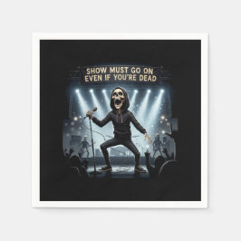 Guardanapo De Papel Mostre Que Deve Ir Para A Festa Napkins