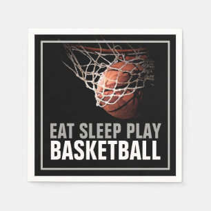 Guardanapo De Papel Motivação de Trabalho de arte de basquete para jog