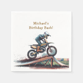 Guardanapo De Papel Motobike Birthday Bash