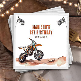 Guardanapo De Papel Motocicleta Festa de aniversário de bicicleta Napk