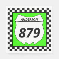 Motocross Custom Dirt Bike Number Placa em Verde