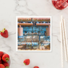 Guardanapo De Papel Motor a diesel imperial do Atlas antigo e enferruj