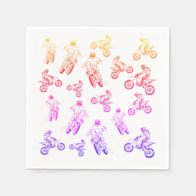 Guardanapo De Papel Motosport, Cruzamento de saia (Frente)