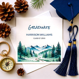 Guardanapo De Papel Mountain Adventure Grad Party Decor
