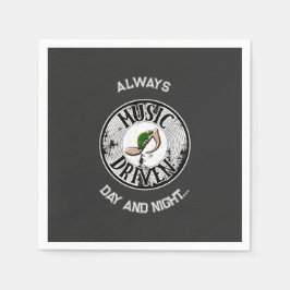 Guardanapo De Papel Movido por música