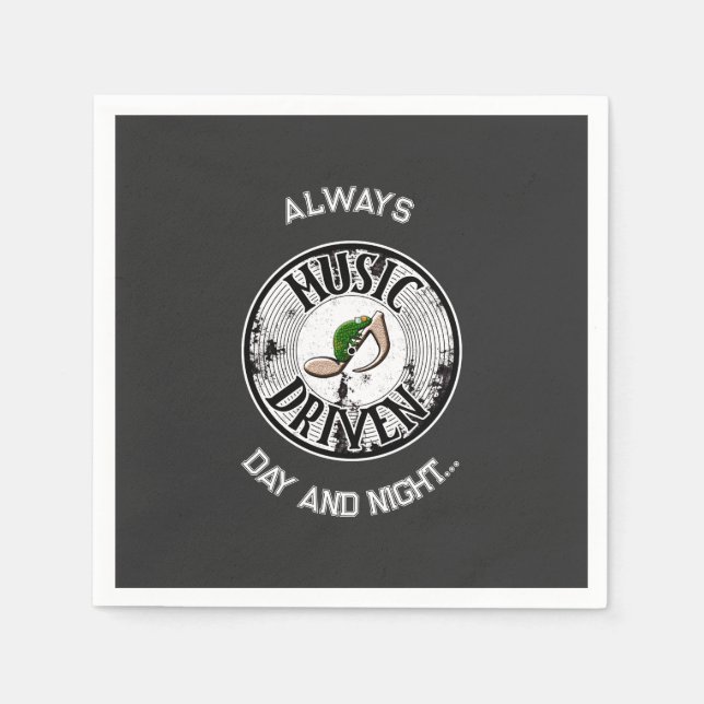 Guardanapo De Papel Movido por música (Frente)