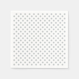 Guardanapo De Papel Mude bolinhas que cinzentas todo o clique da cor