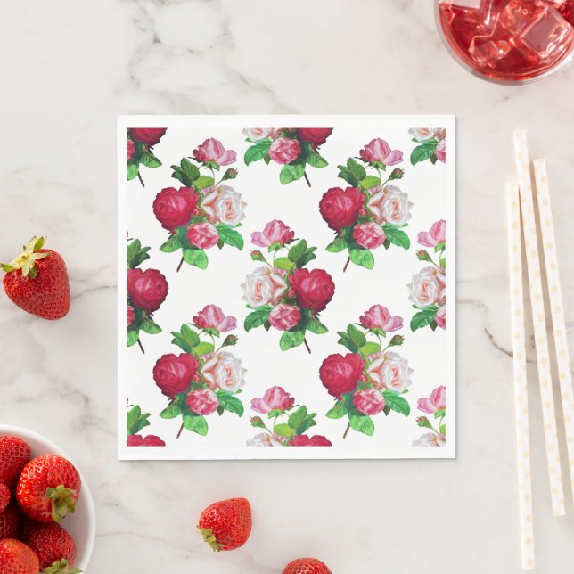 Guardanapo De Papel Muitas Rosas (Insitu)