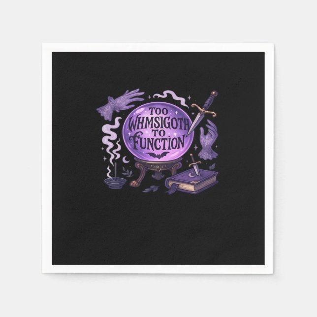Guardanapo De Papel Muito Whimsigoth Para Funcionar (Frente)