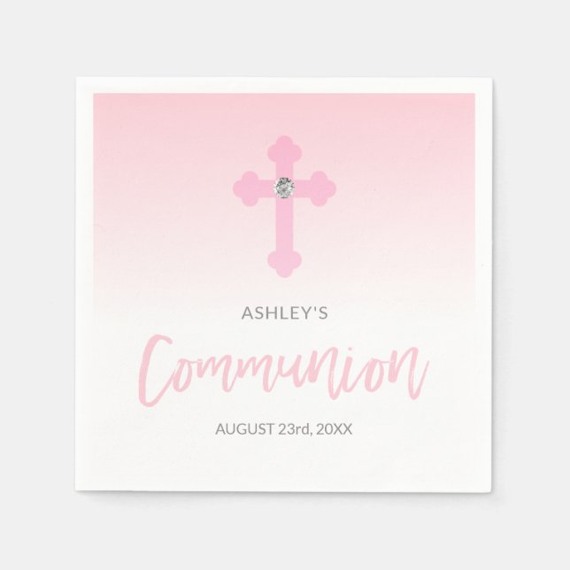 Guardanapo De Papel MULHER Branca Personalizada Pink COMUNICAÇÃO Sagra (Frente)