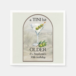 Guardanapo De Papel Mulher Clássica Mar Tini Um Pouco Mais Velha Anive