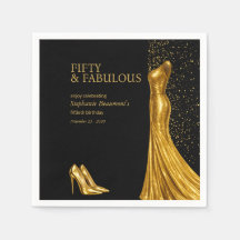 Mulher Elegante Fabulosa Vestido Dourado Aniversár