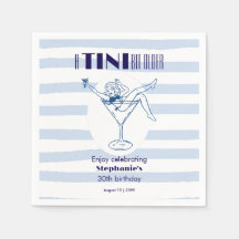 Mulher Um Pouco Mais Velha Tema Martini Aniversári