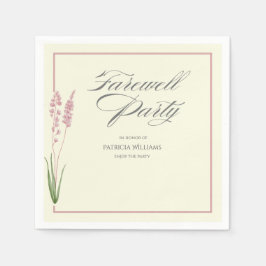 Guardanapo De Papel Mulheres Elegantes Pastel Wildflower Farewell Part