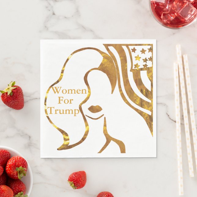GUARDANAPO DE PAPEL MULHERES PARA TRUMP (Insitu)