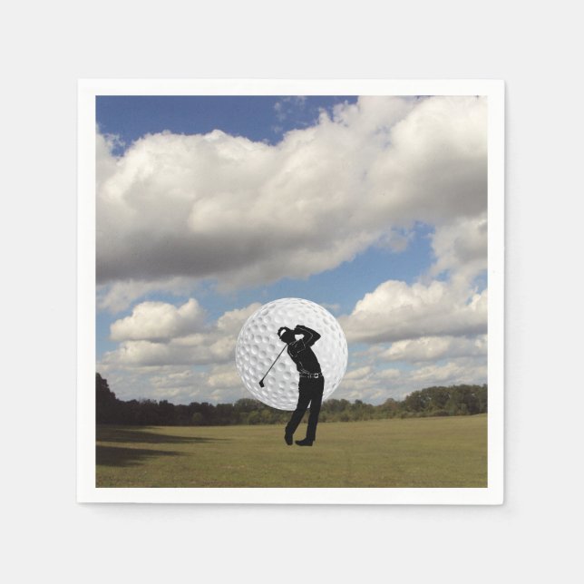 Guardanapo De Papel Mundo do Golfe (Frente)