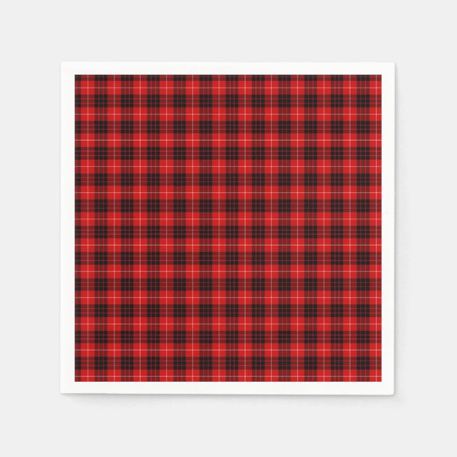 Guardanapo De Papel Munro Tartan (Frente)