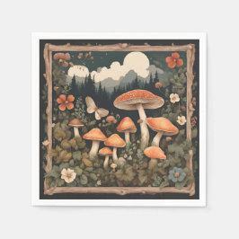 Guardanapo De Papel Mushroom Cottagecore